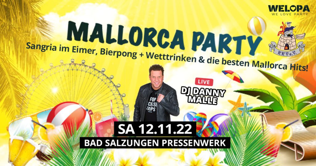 MALLORCA Party  Pressenwerk