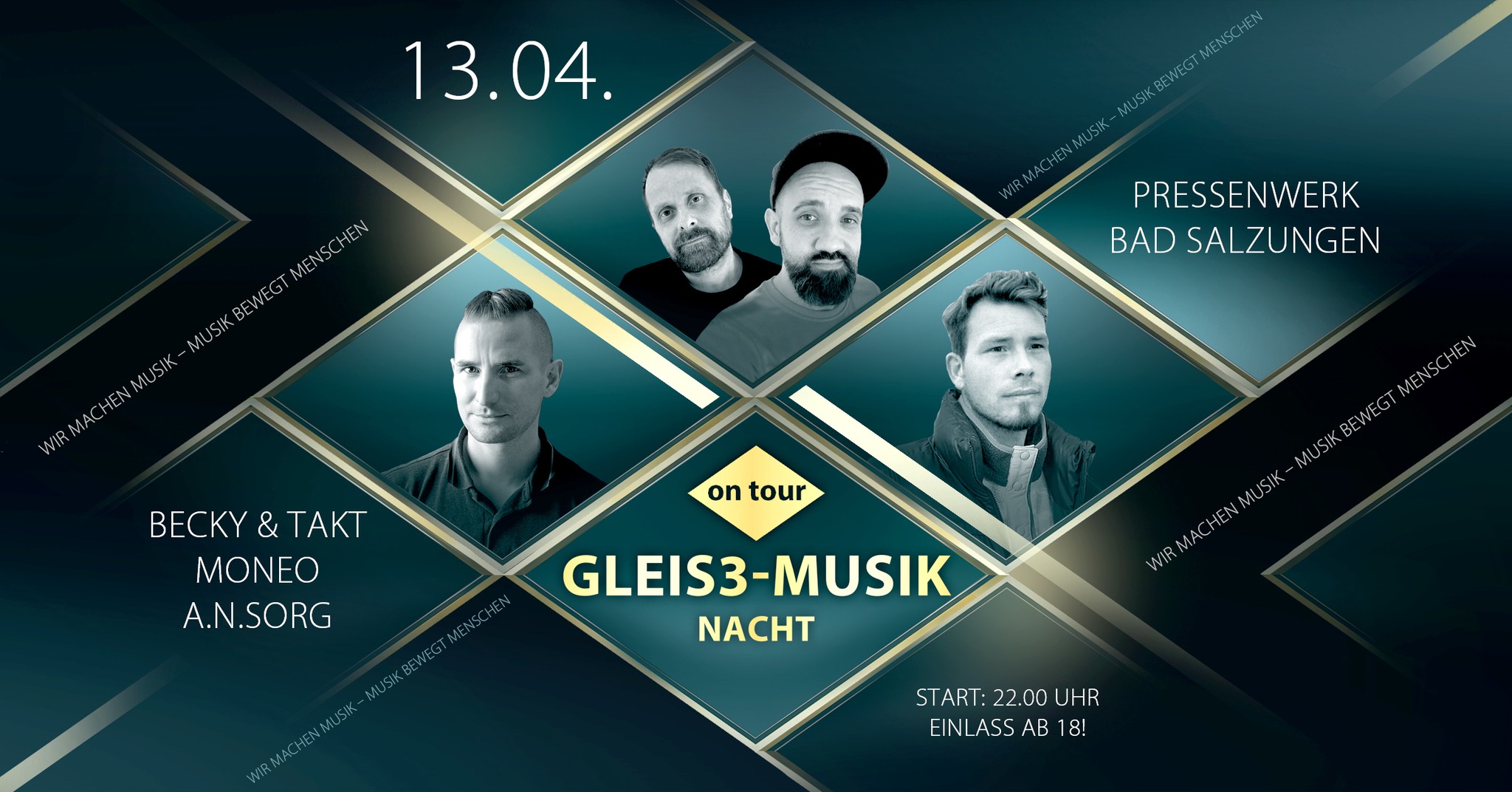 Gleis3-Musik Nacht on Tour