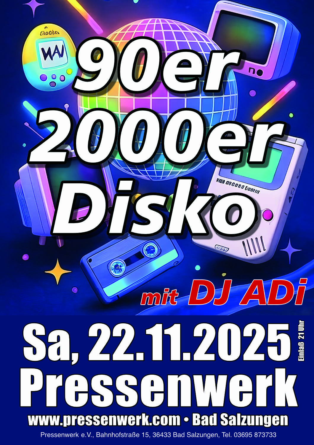 90er & 2000er Disko - mit DJ Adi