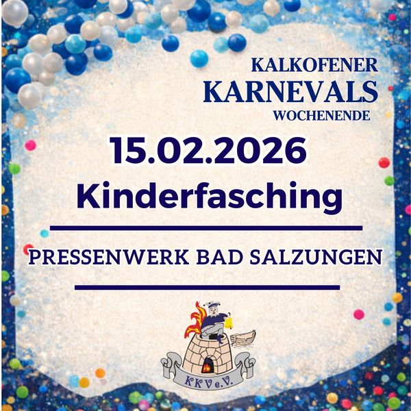 Kinderfasching im Pressenwerk