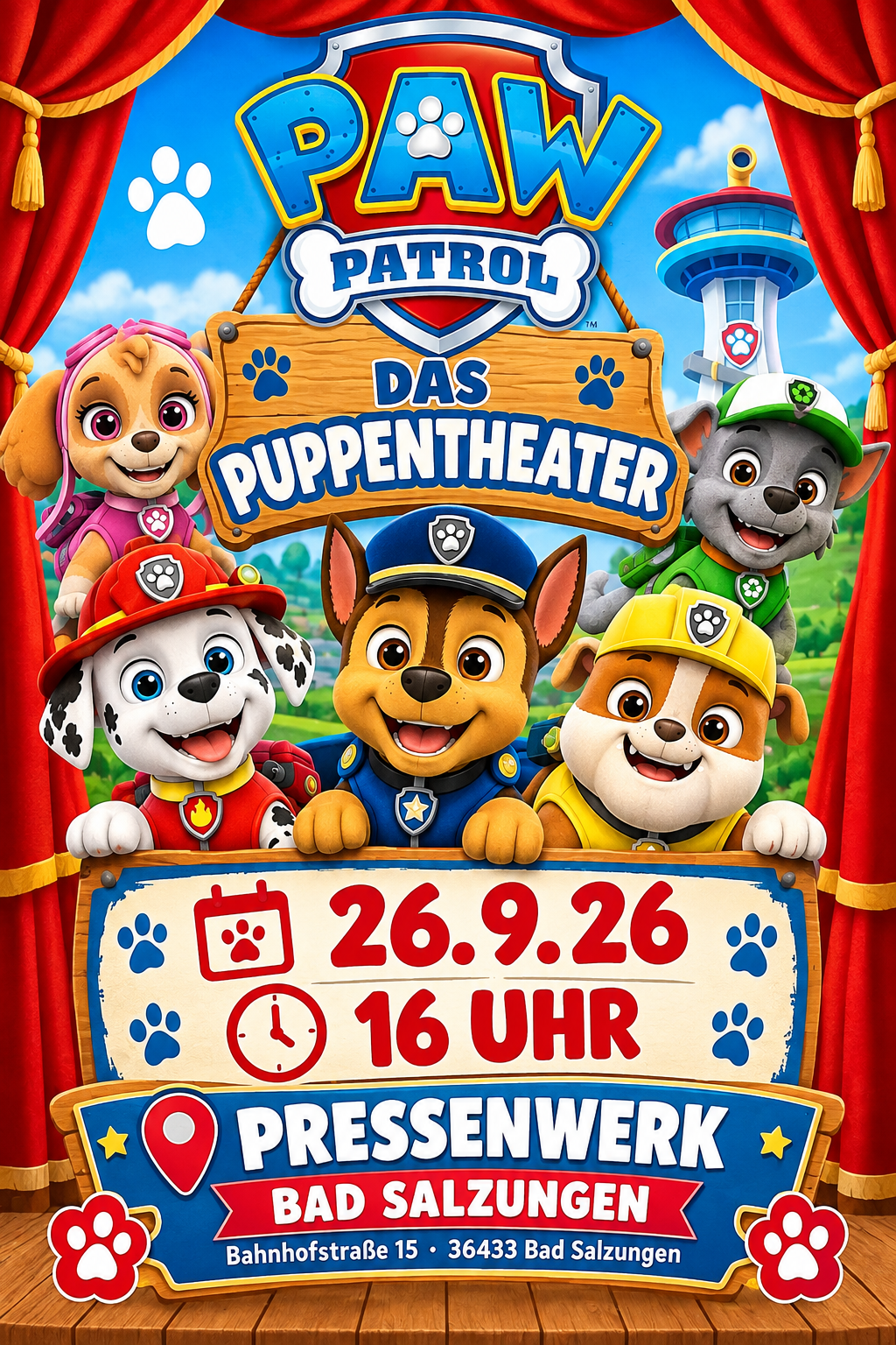 Paw Patrol - Das Puppentheater